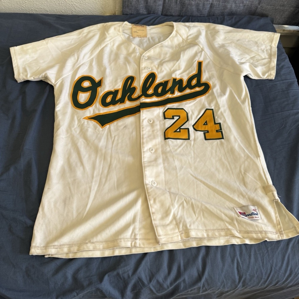 Vintage Oakland Athletics‎ Baseball Pro Speedline Jersey Athletic Wear Size 42